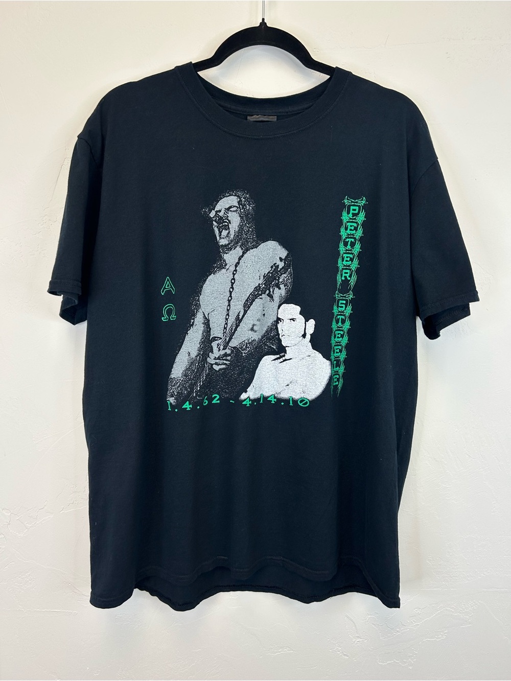 Type O Negative Peter Steele Graphic Band Tee Size XL Wicked Goth Metal Black